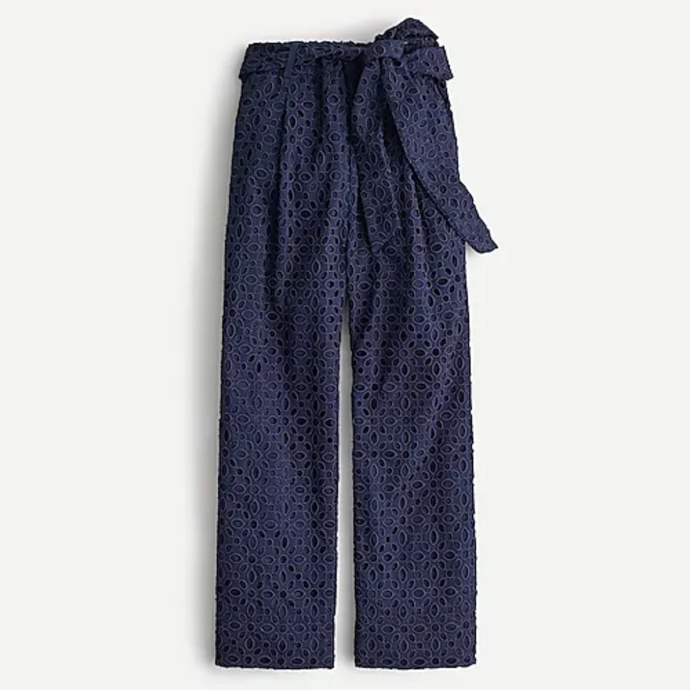 Jcrew eyelet pant